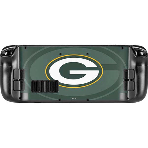 NFL Green Bay Packers Double Vision Steam Deck Handheld Gaming Computer Skin